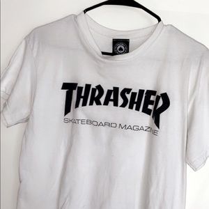 White thrasher shirt